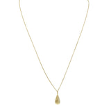 14KT Yellow Gold Teardrop Pendant Necklace