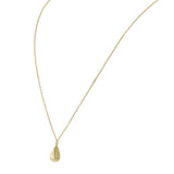 14KT Yellow Gold Teardrop Pendant Necklace