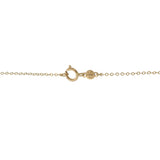 14KT Yellow Gold Twisted Bar Necklace