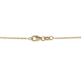 14KT Yellow Gold Graduated Diamond-Cut Bead Adjustable Necklace