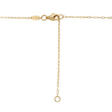 Lock and Key Charm Necklace in 14KT Yellow Gold