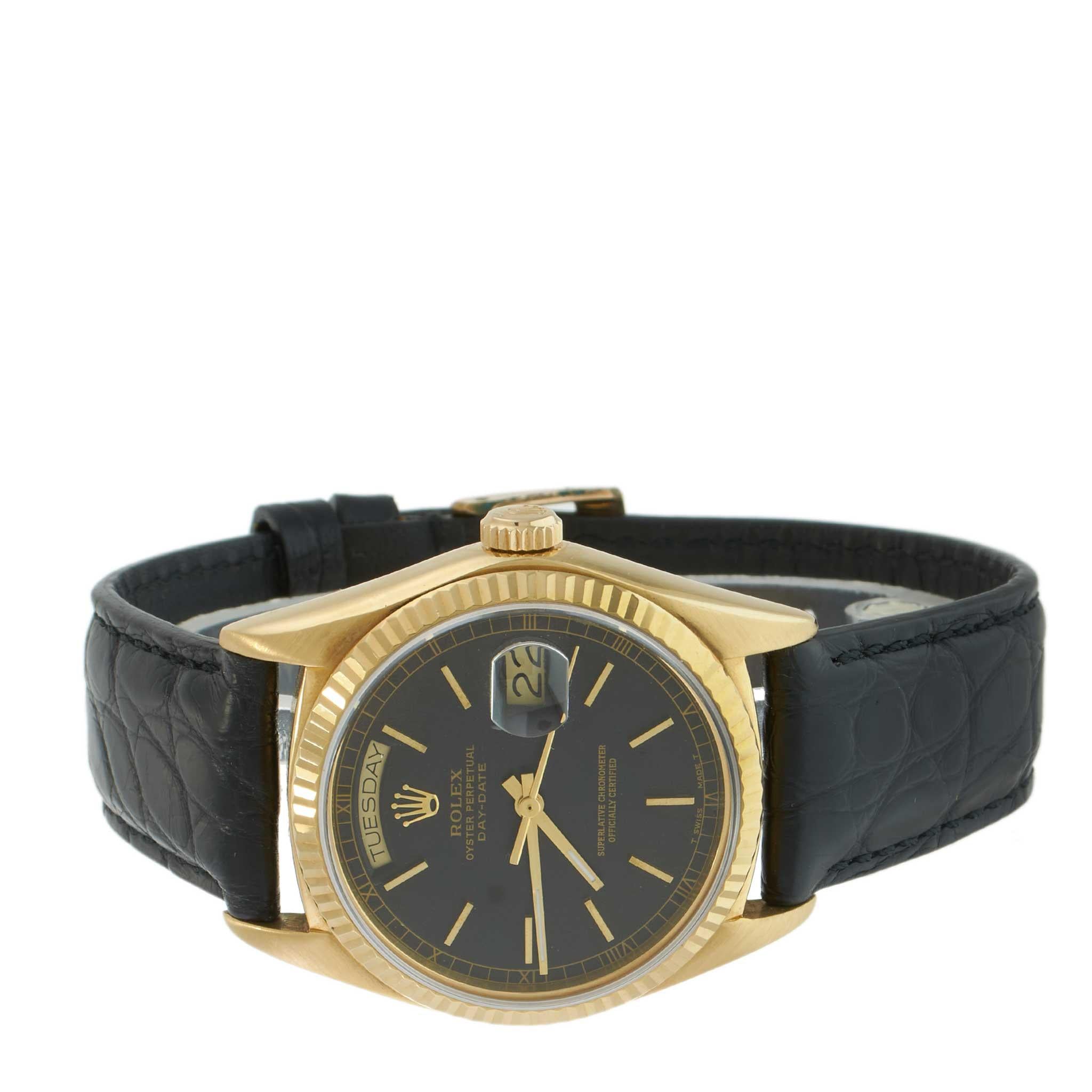 Vintage 1978 Rolex Day-Date Ref. 18038 – 18KT Yellow Gold