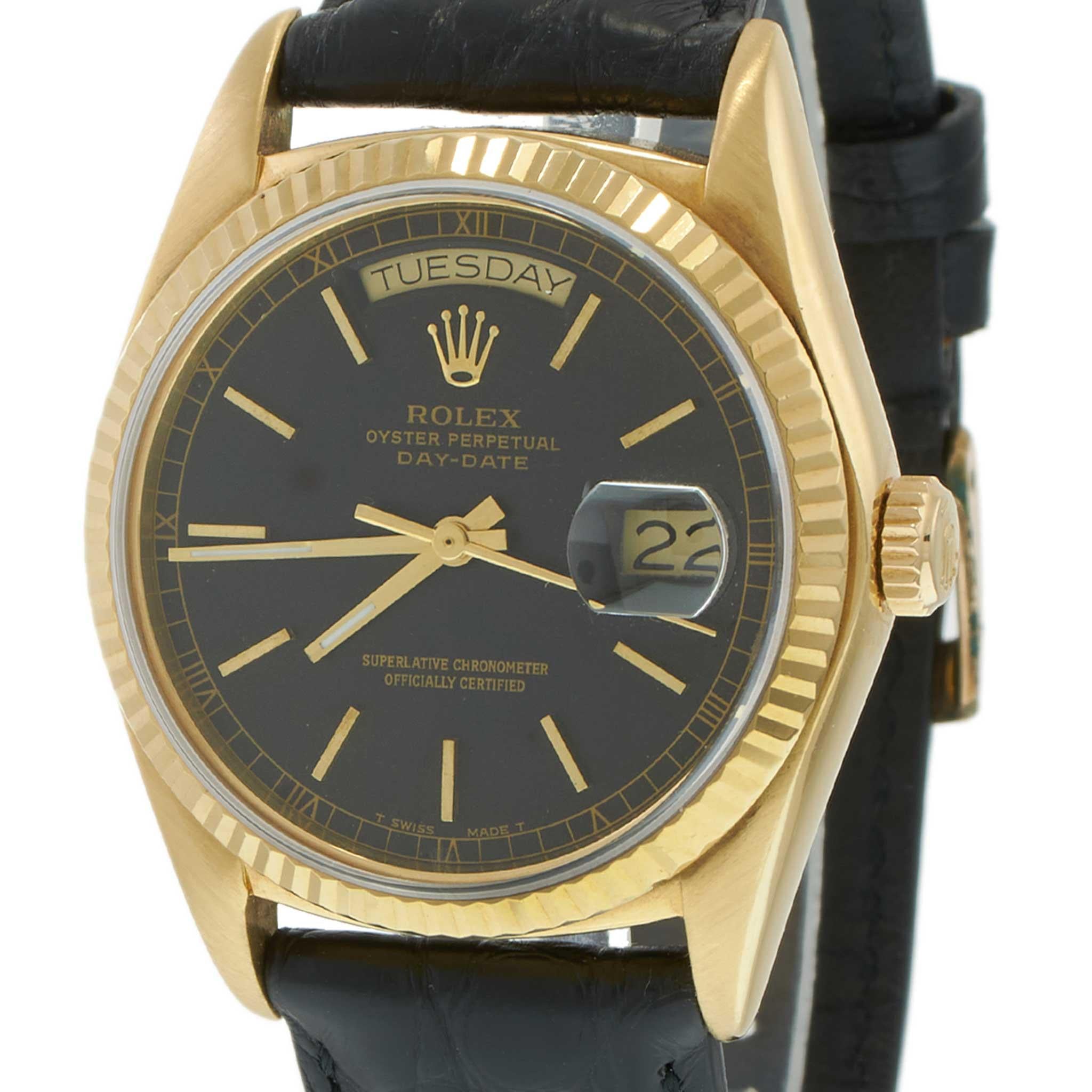 Vintage 1978 Rolex Day-Date Ref. 18038 – 18KT Yellow Gold