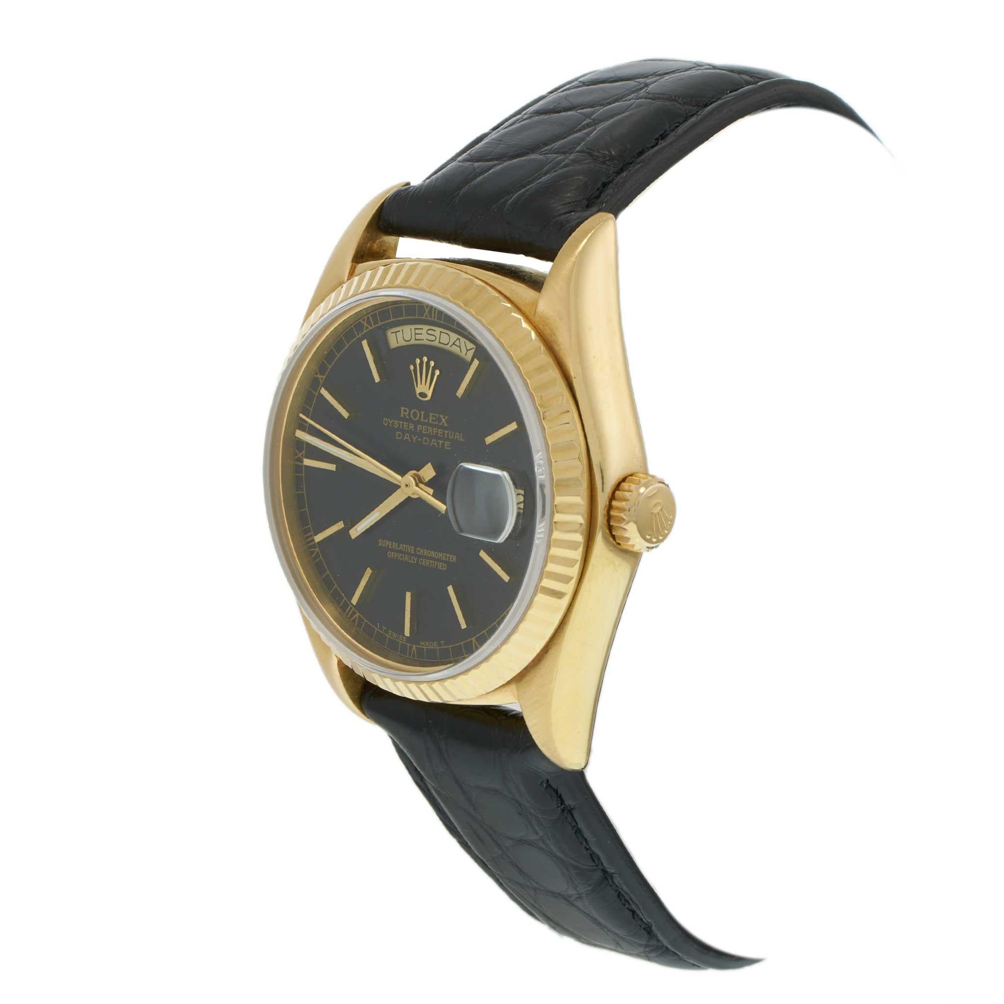 Vintage 1978 Rolex Day-Date Ref. 18038 – 18KT Yellow Gold