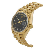 Vintage Rolex Day-Date Ref. 18038 18KT Yellow Gold – Factory Black Dial