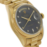 Vintage Rolex Day-Date Ref. 18038 18KT Yellow Gold – Factory Black Dial