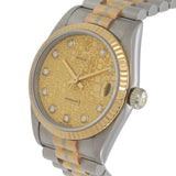 Rolex Midsize 31MM Tridor Datejust Ref. 68279 in 18KT White, Yellow & Rose Gold
