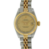 Ladies Rolex Date 69173 Champagne Dial
