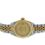 Ladies Rolex Date 69173 Champagne Dial