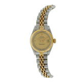 Ladies Rolex Date 69173 Champagne Dial