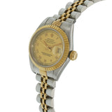 Ladies Rolex Date 69173 Champagne Dial