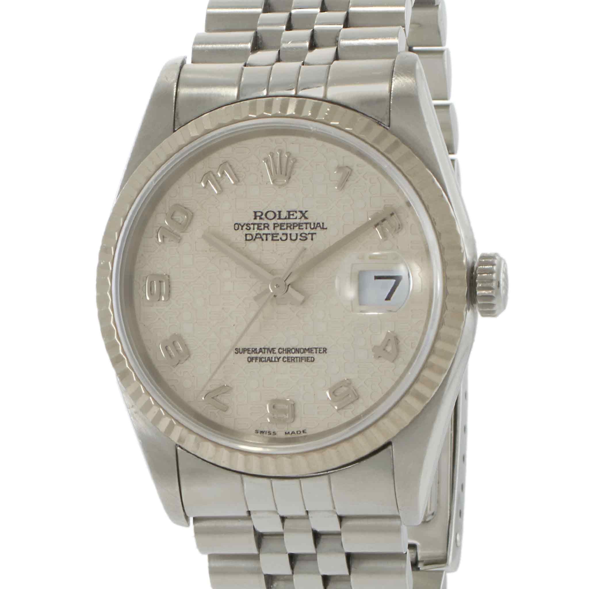 Rolex Datejust Ref. 16234 Ivory Jubilee Dial 36MM – Automatic