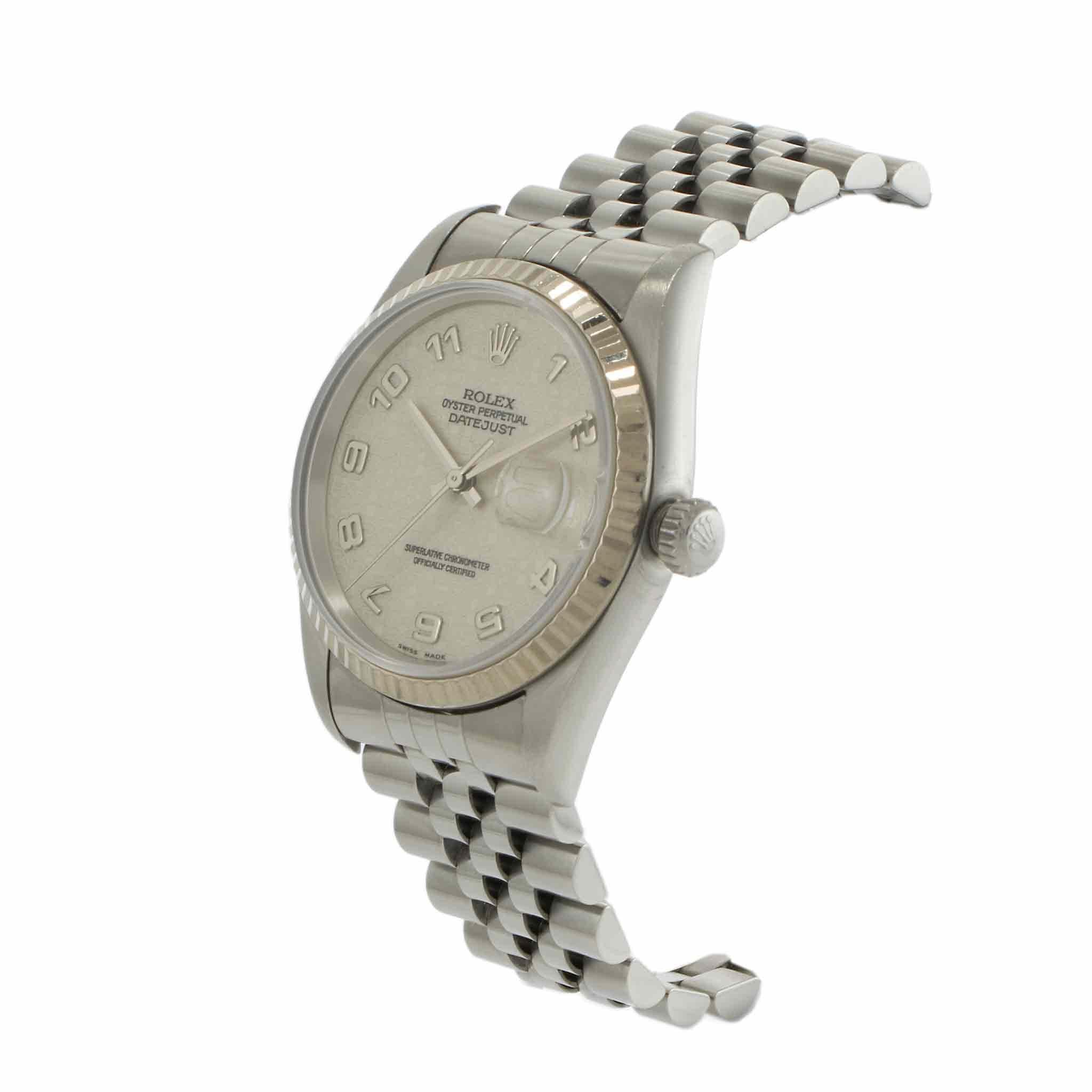 Rolex Datejust Ref. 16234 Ivory Jubilee Dial 36MM – Automatic