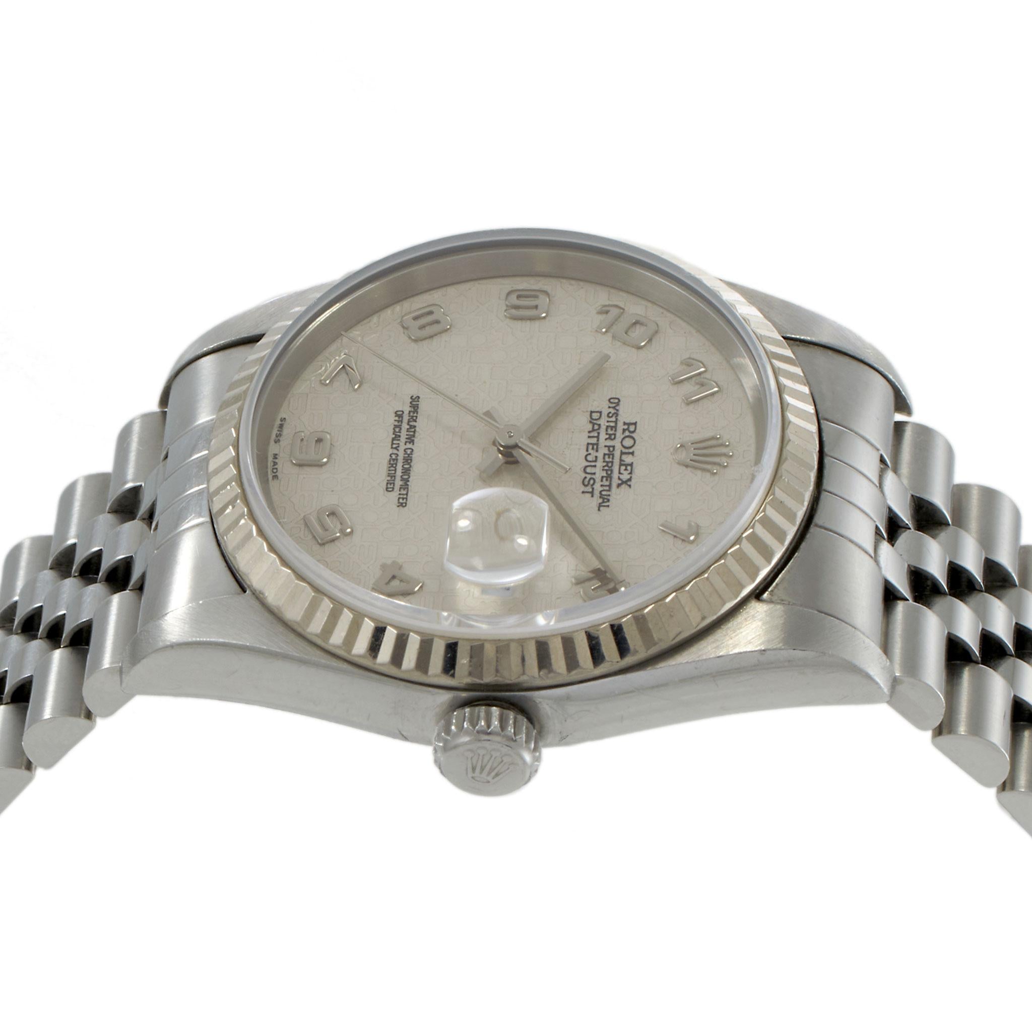 Rolex Datejust Ref. 16234 Ivory Jubilee Dial 36MM – Automatic