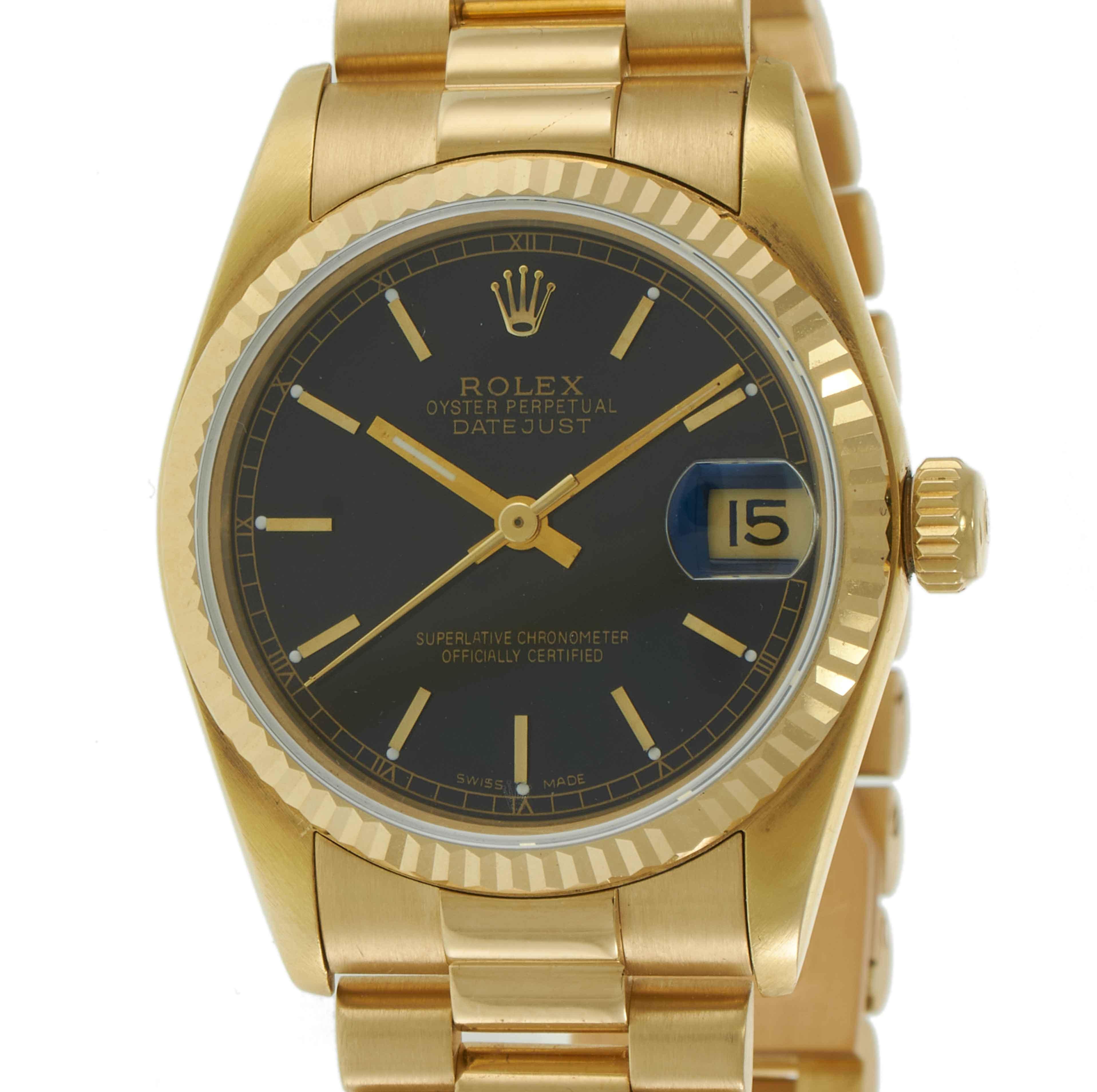 Rolex Datejust 31MM Ref. 68278 – Black Dial