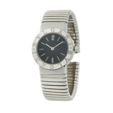 Bvlgari Tubogas Ref. BB26 2TS – Stainless Steel, Black Dial, Quartz
