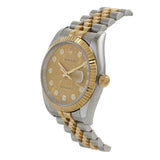 Rolex Datejust Steel Yellow Gold Anniversary Diamond Dial Ref. 116233