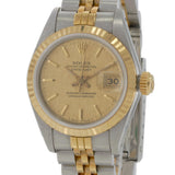 Rolex Datejust Ref. 69173 – 26MM Steel & 18KT Gold – Champagne Linen Dial