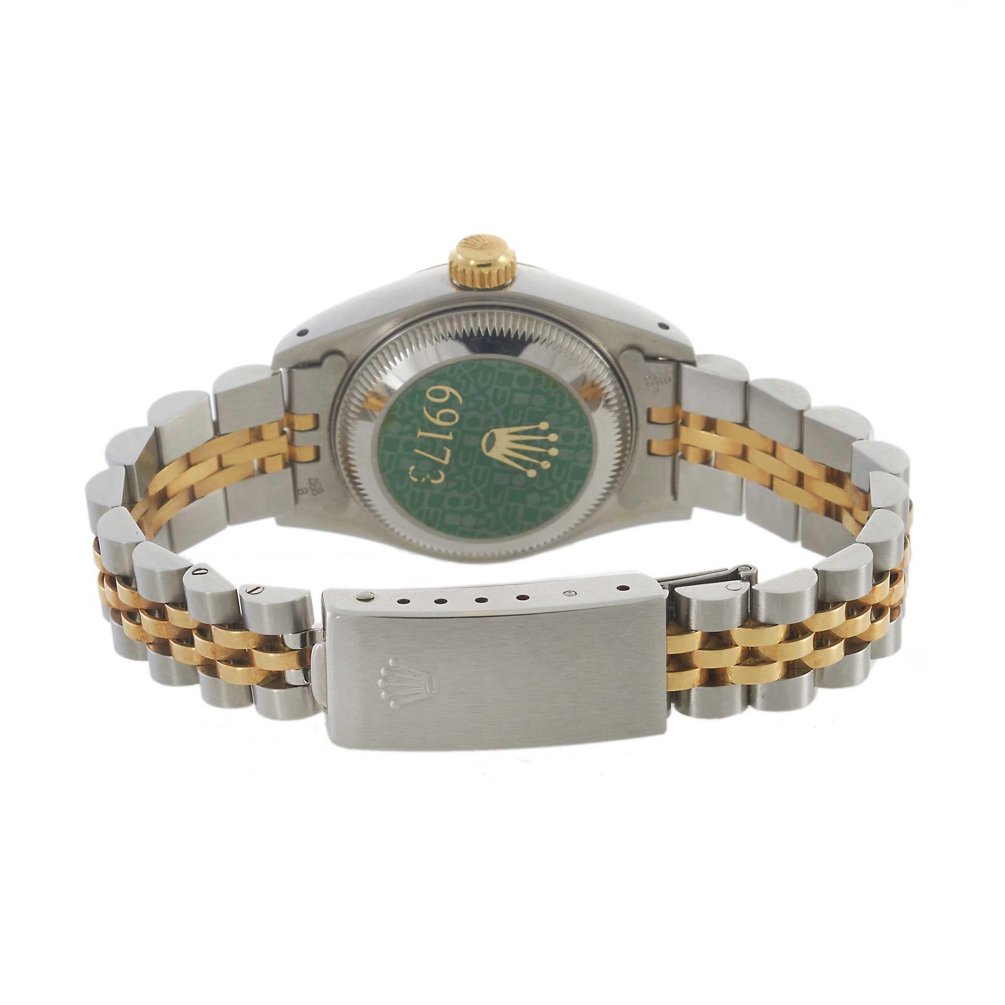 Rolex Datejust Ref. 69173 – 26MM Steel & 18KT Gold – Champagne Linen Dial