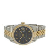 Vintage 1989 Rolex Datejust Ref. 16233 – Black Tapestry Dial