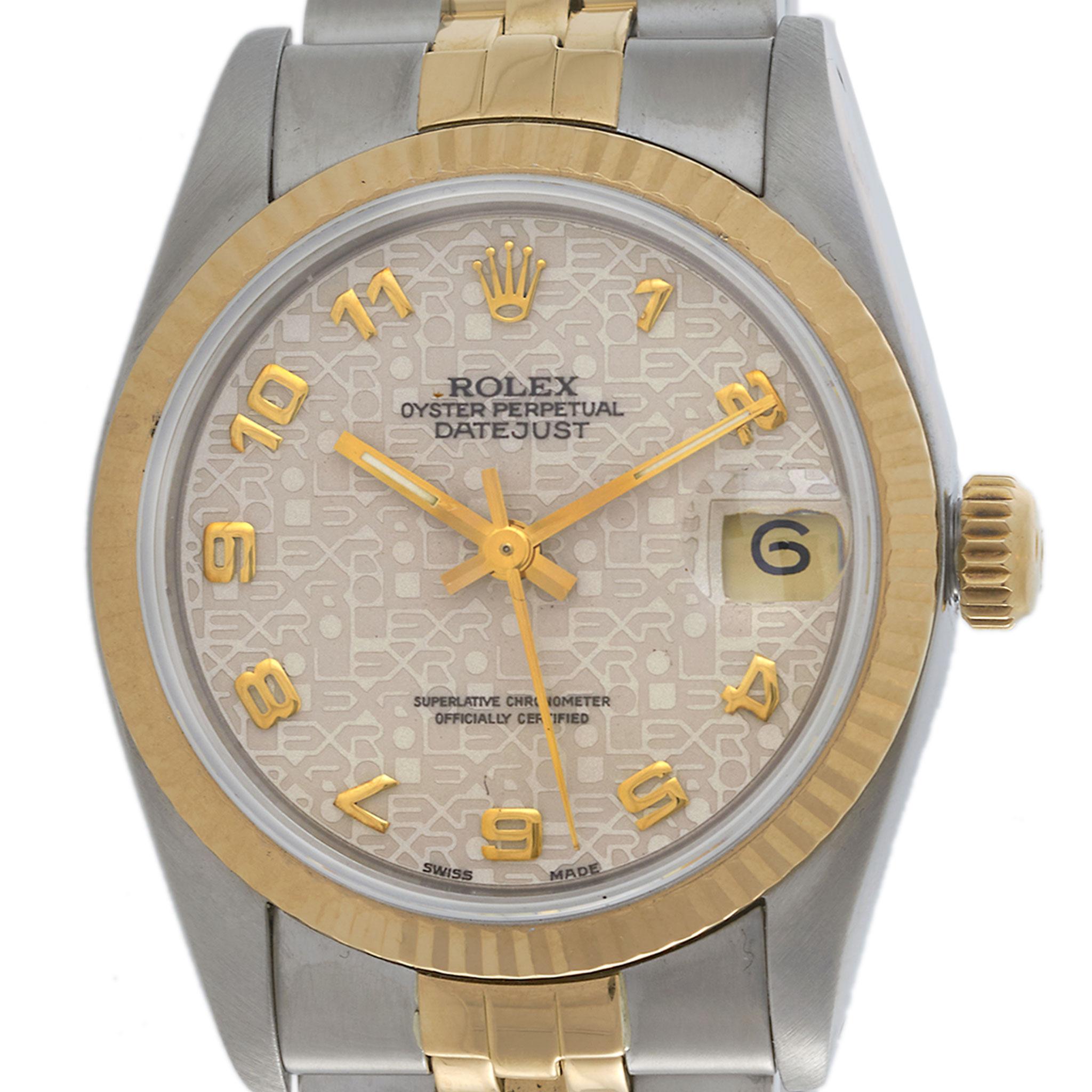 Rolex Datejust Ref. 68273 31MM Steel & 18KT Yellow Gold – Ivory Dial
