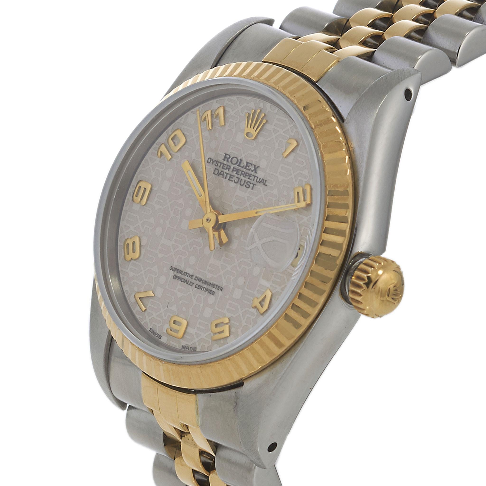 Rolex Datejust Ref. 68273 31MM Steel & 18KT Yellow Gold – Ivory Dial