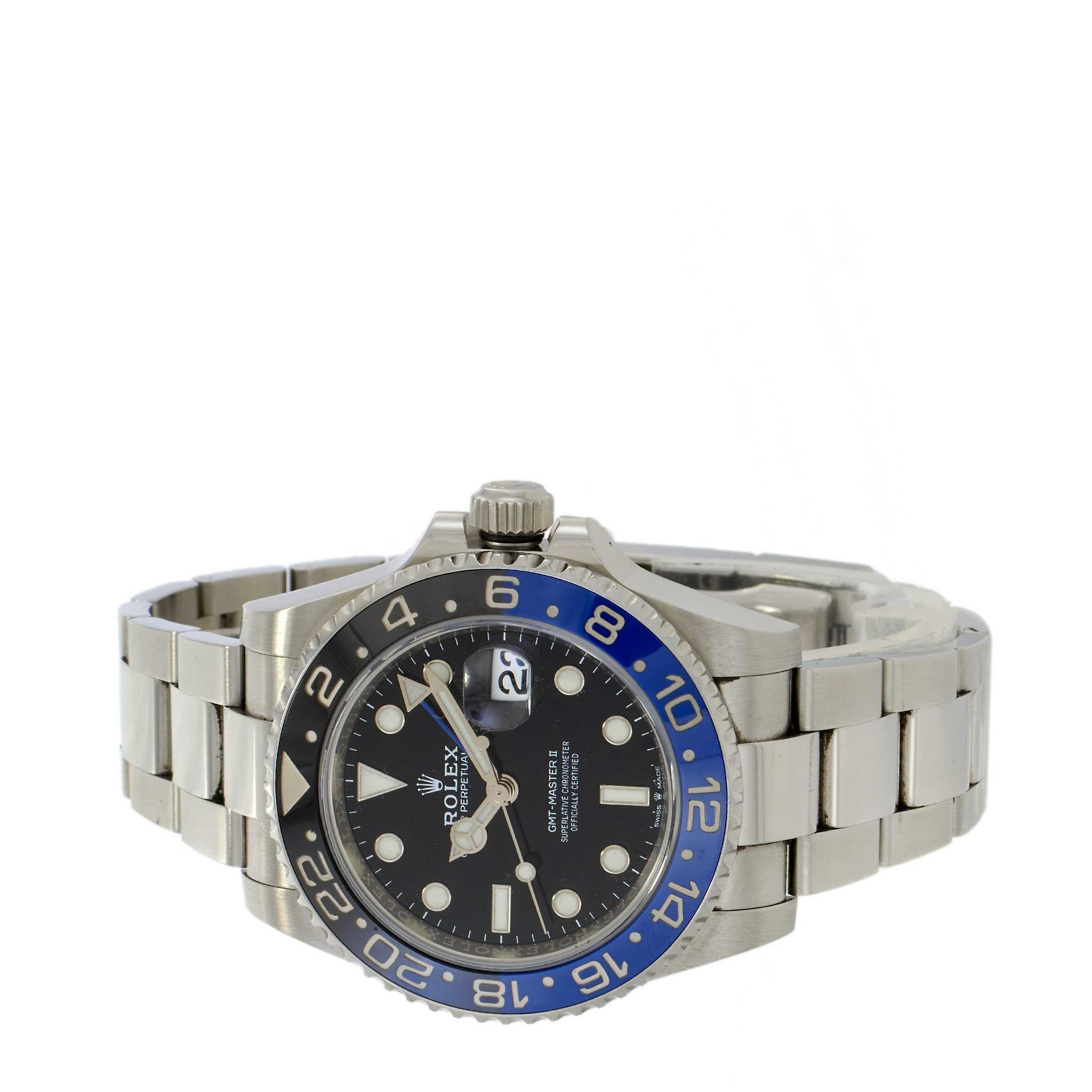Rolex GMT-Master II “Batman” Ref. 126710BLNR – Automatic