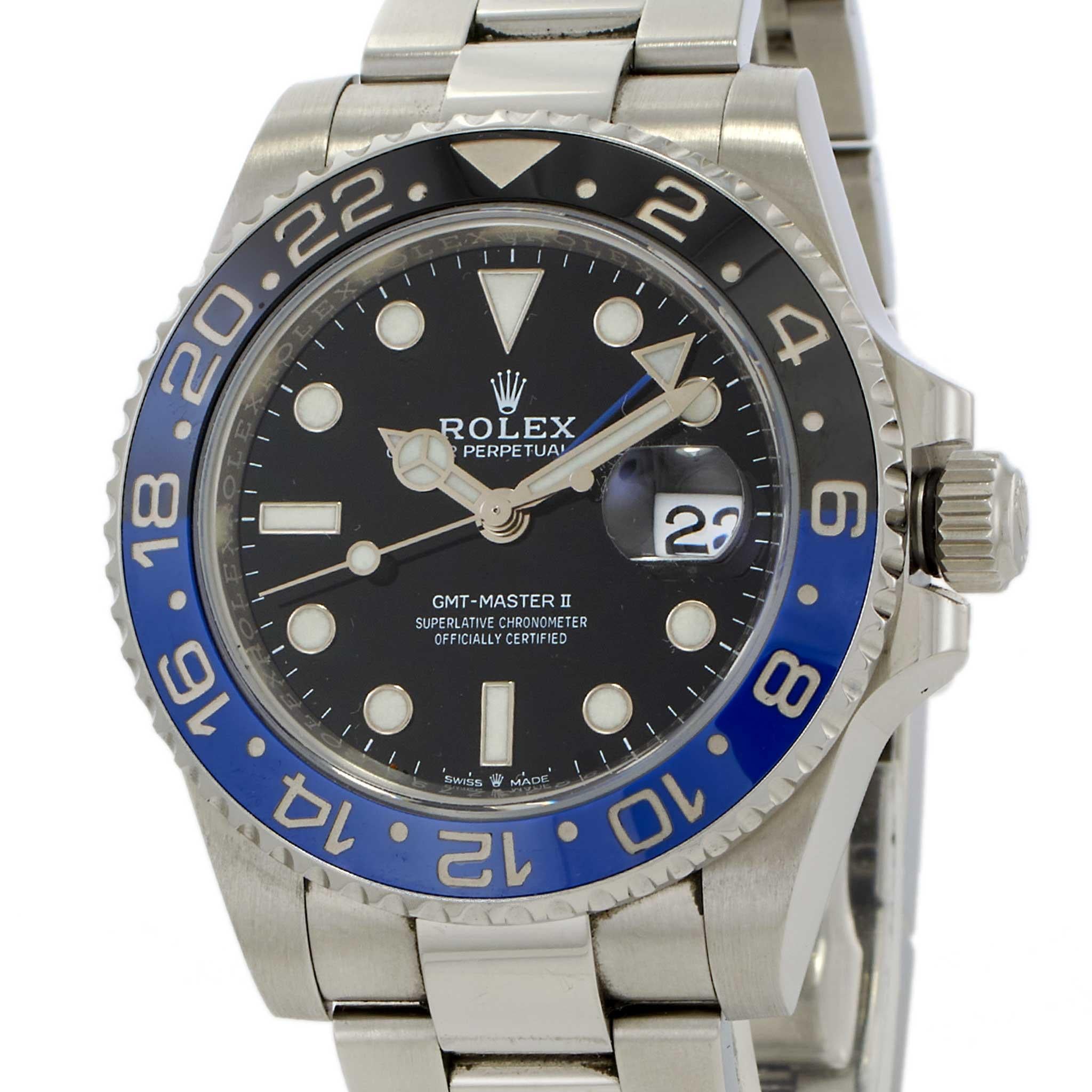 Rolex GMT-Master II “Batman” Ref. 126710BLNR – Automatic