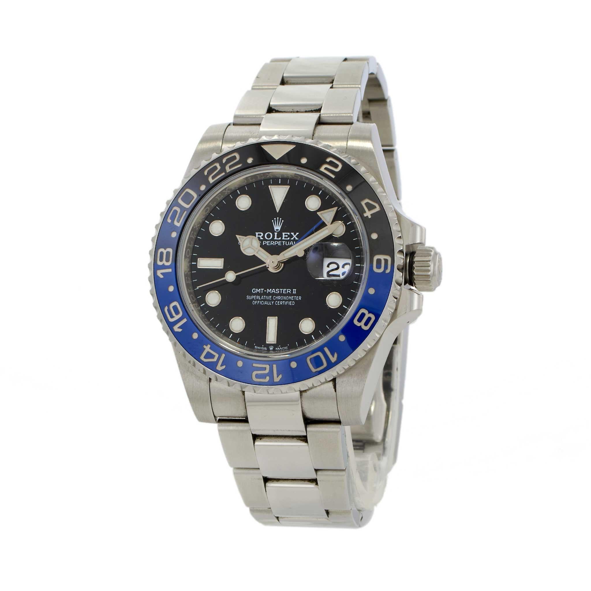 Rolex GMT-Master II “Batman” Ref. 126710BLNR – Automatic