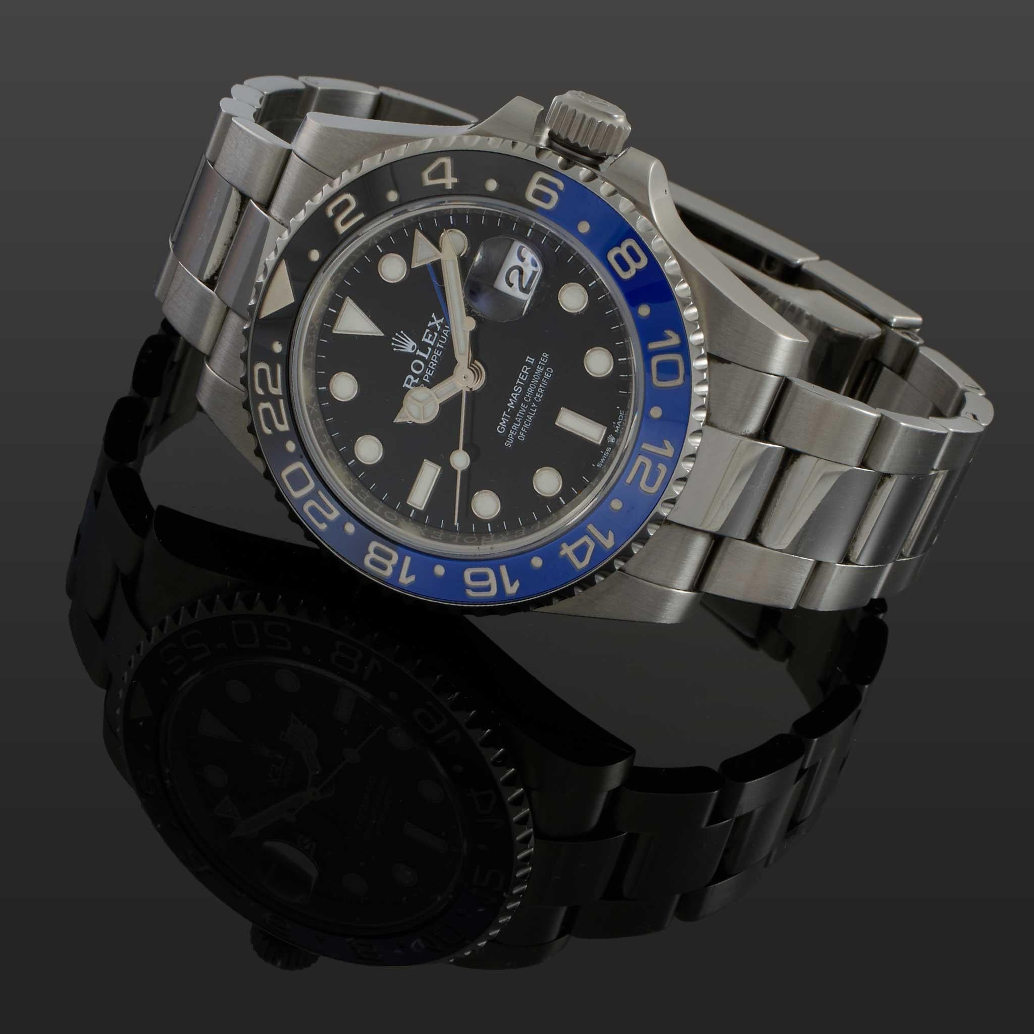 Rolex GMT-Master II “Batman” Ref. 126710BLNR – Automatic