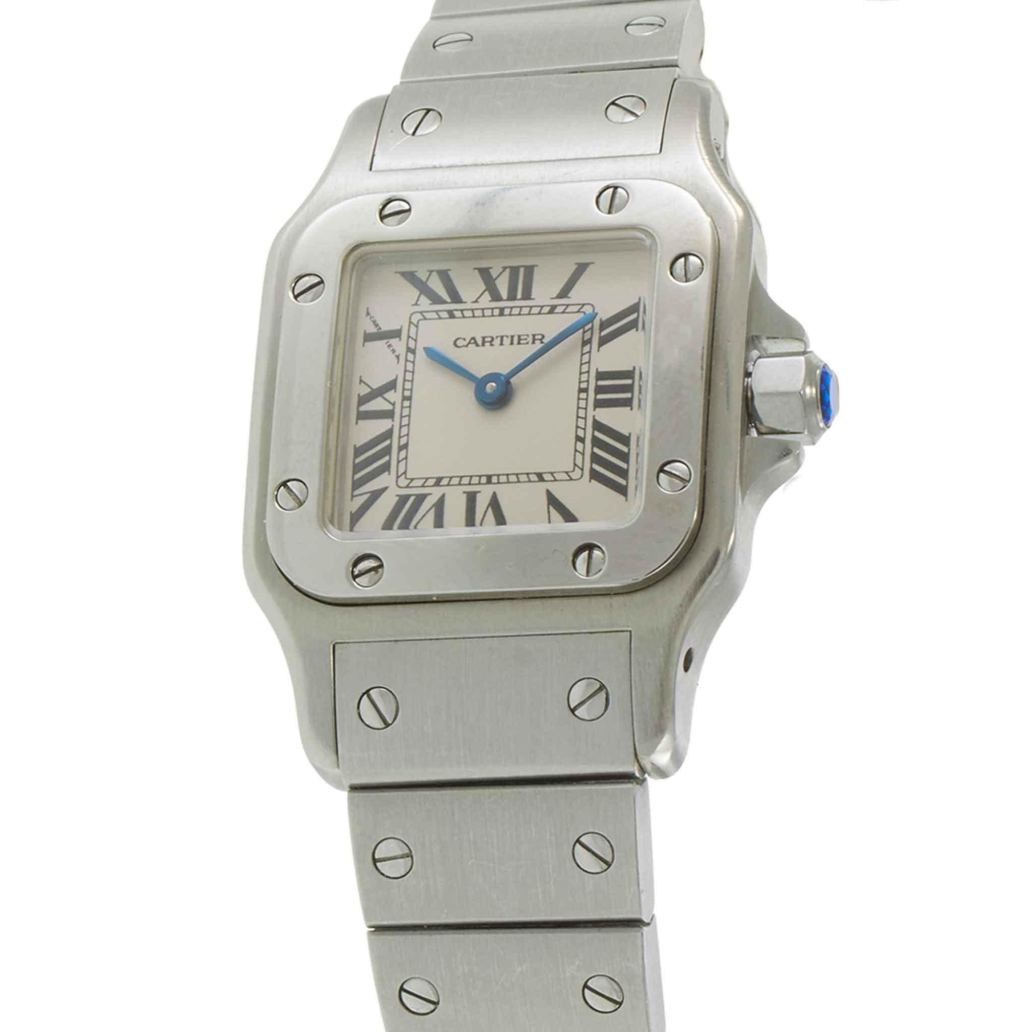 Pre-Owned 2000s Cartier Santos de Cartier Galbée Small 24MM – Ref. W20056D6