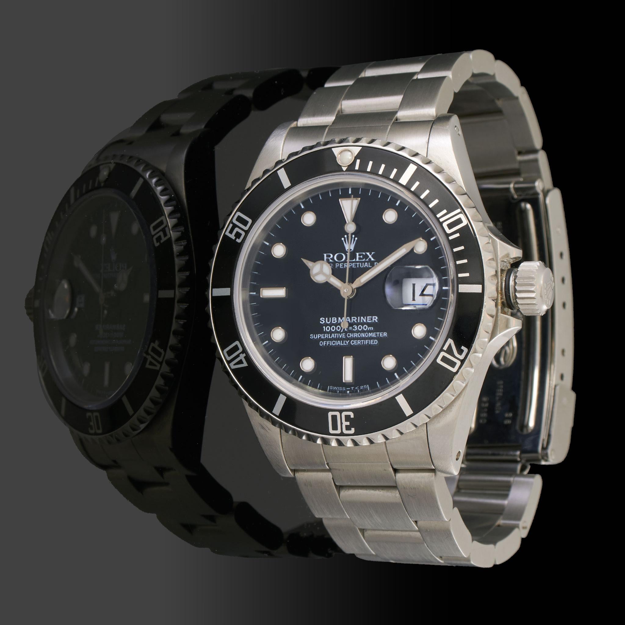 Rolex Submariner 40MM Stainless Steel Ref. 16610 with SWISS-T<25 Tritium Dial