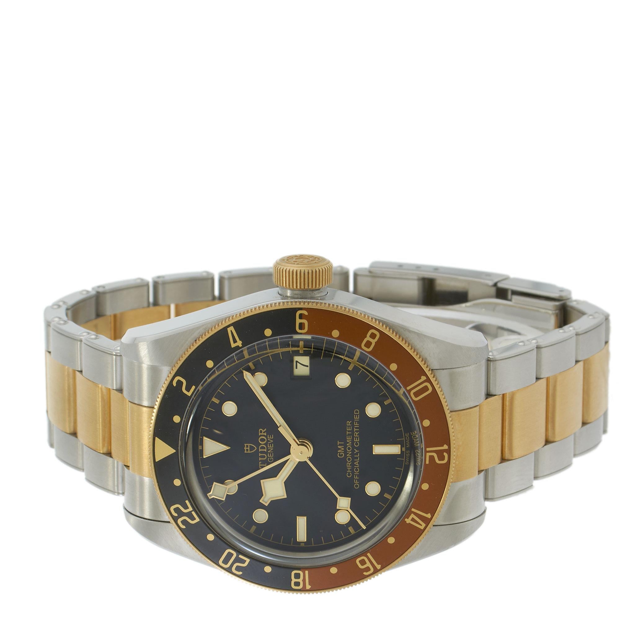 Tudor Black Bay GMT “Rootbeer” 41MM Steel & 18KT Yellow Gold Ref. M79833MN-0001