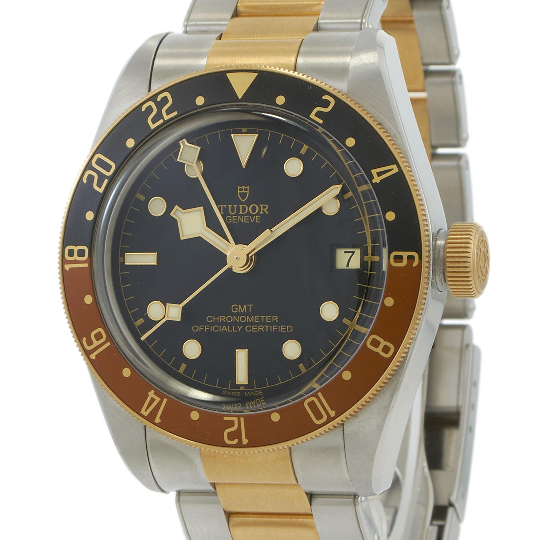Tudor Black Bay GMT “Rootbeer” 41MM Steel & 18KT Yellow Gold Ref. M79833MN-0001