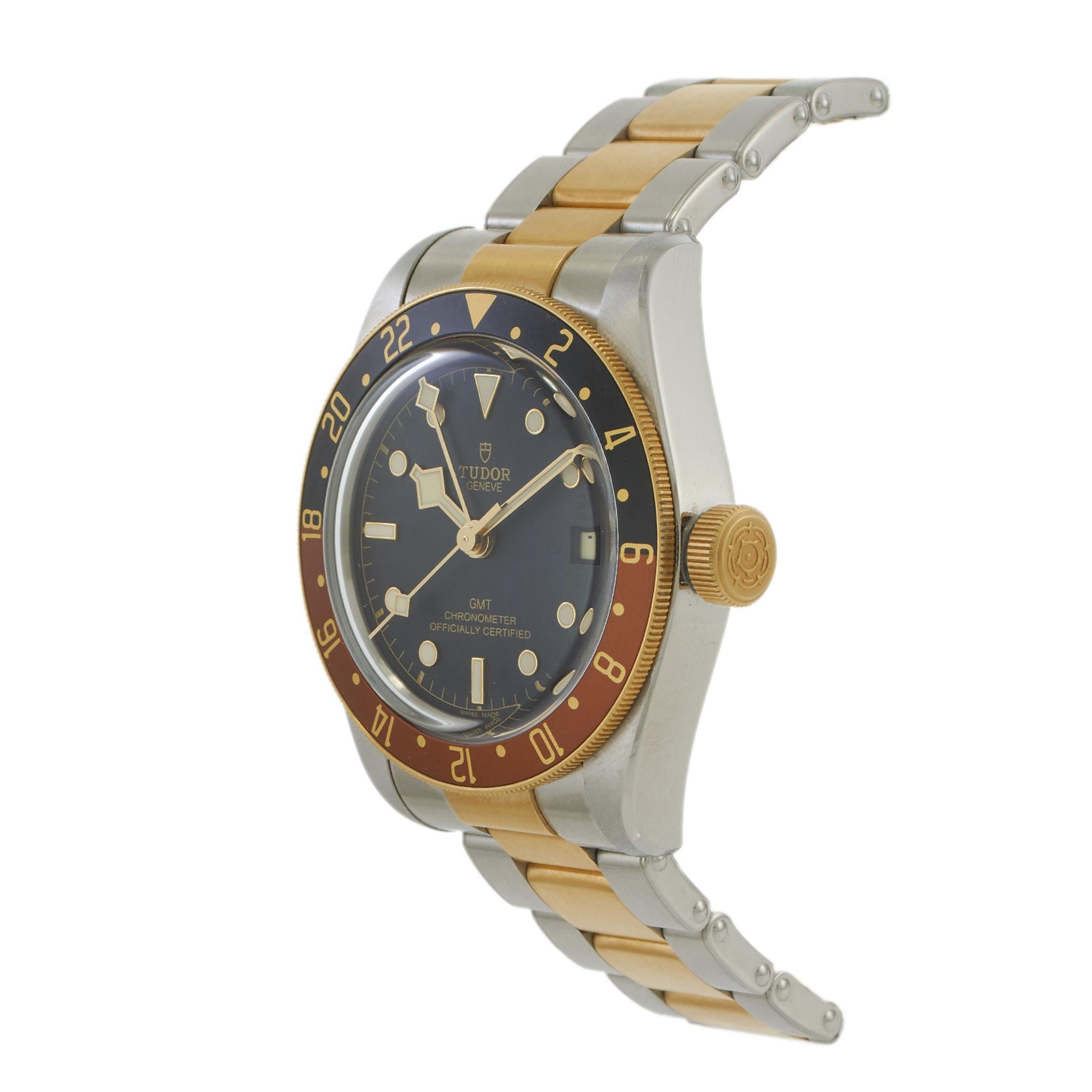 Tudor Black Bay GMT “Rootbeer” 41MM Steel & 18KT Yellow Gold Ref. M79833MN-0001