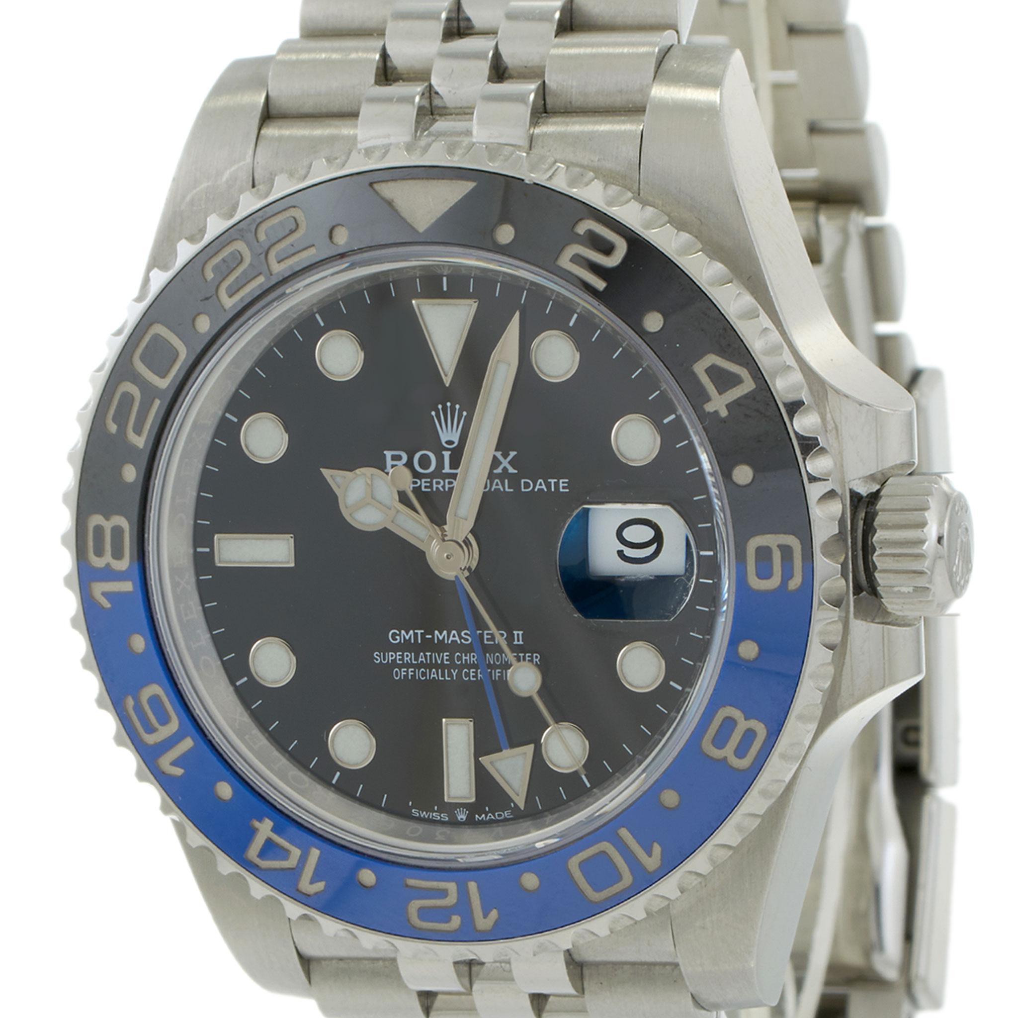 Rolex GMT-Master II 40MM Stainless Steel Ref. 126710BLNR “Batgirl”
