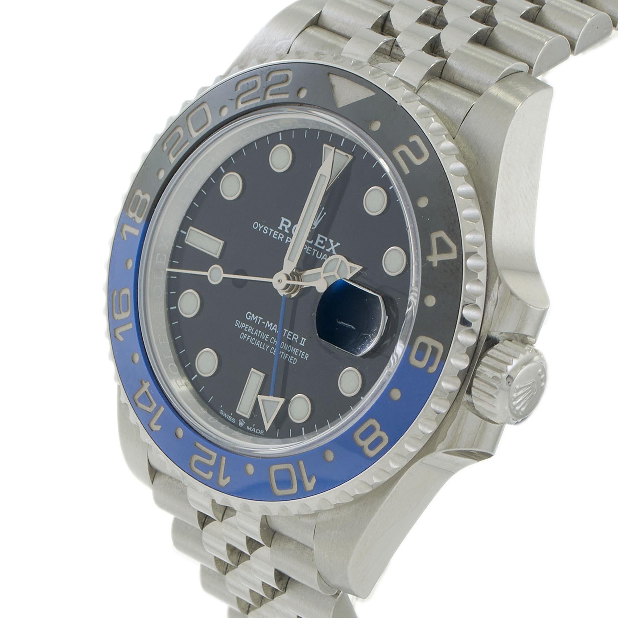Rolex GMT-Master II 40MM Stainless Steel Ref. 126710BLNR “Batgirl”