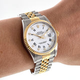 Rolex Datejust 36MM Ref. 16233 White Diamond Dial
