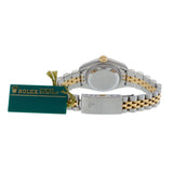 Lady Rolex Datejust Ref 69173 Champagne Dial- Rolex Service Card