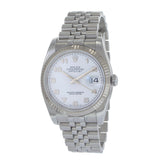 Rolex Datejust ref. 116234 White Roman Dial - Jubilee