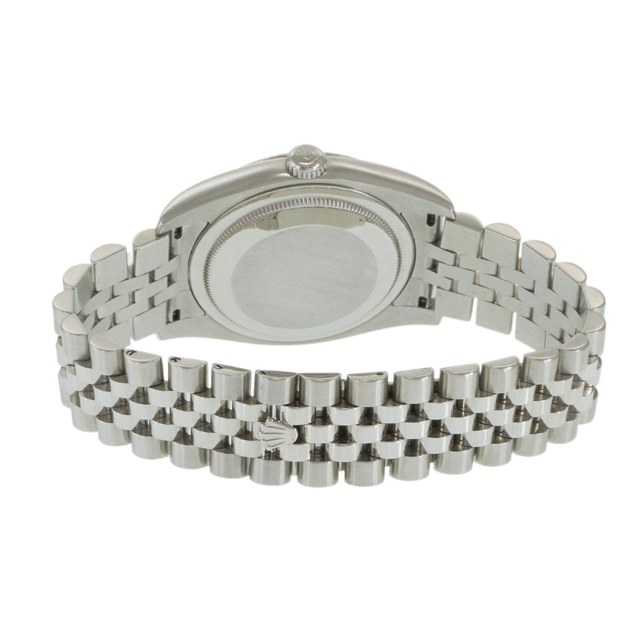 Rolex Datejust ref. 116234 White Roman Dial - Jubilee