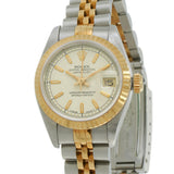 Rolex Datejust 26MM Steel and 18KT Gold Ref. 69173 Cream Index Dial