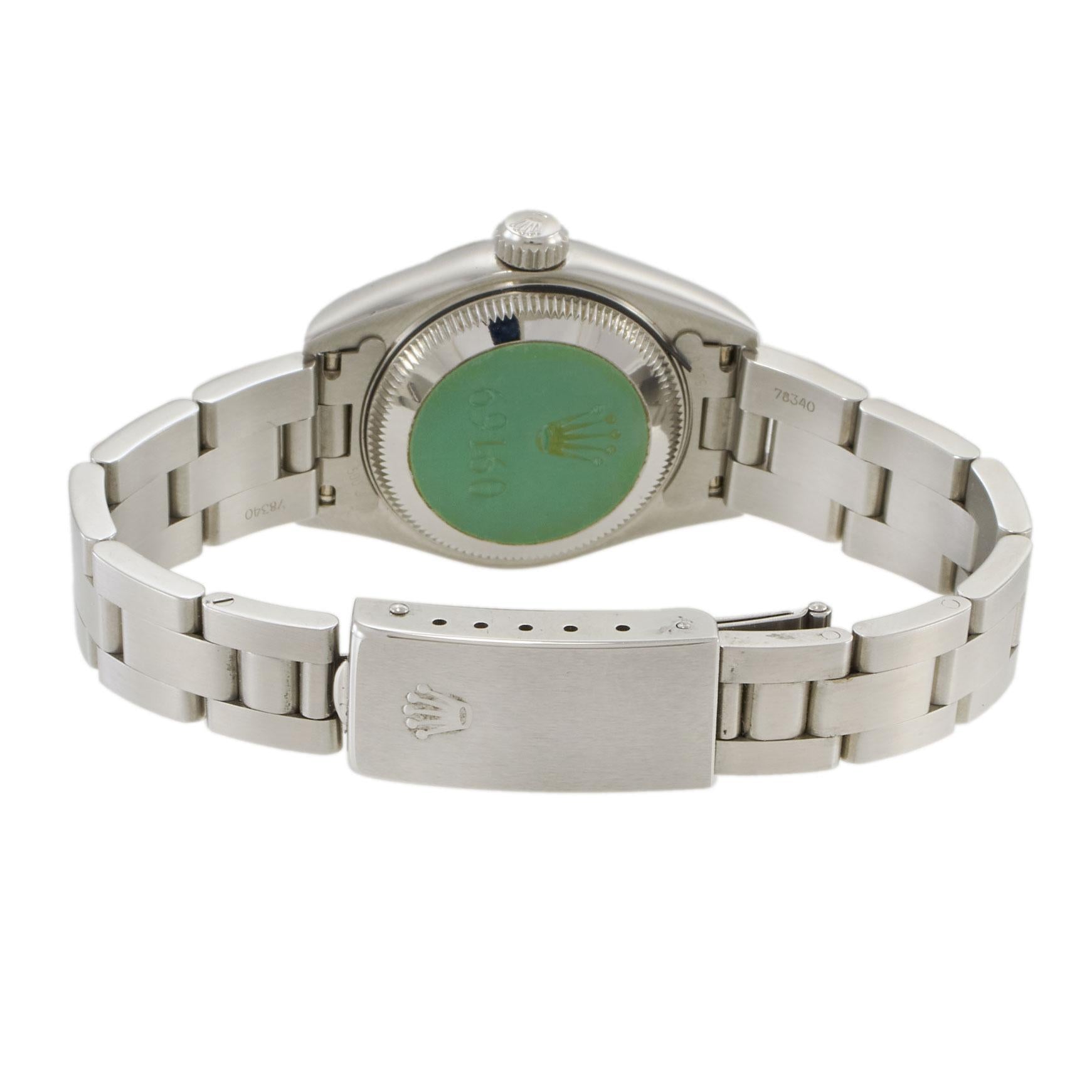 Rolex Oyster Perpetual Date Ref. 69160 Silver Roman Dial