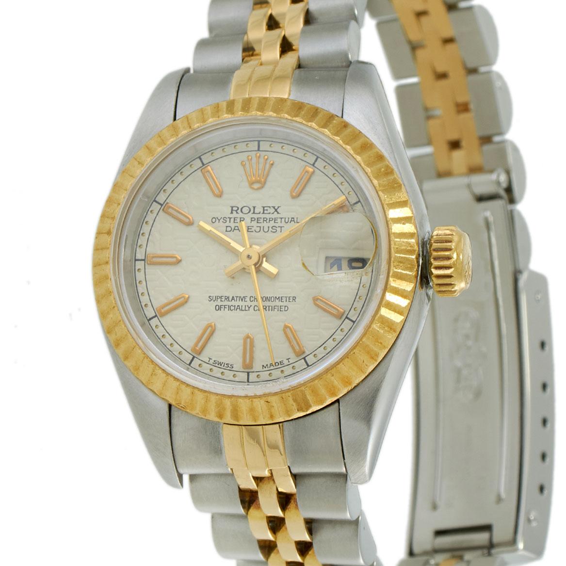 Rolex Datejust 1994 26MM Steel and 18KT Gold Ref. 69173 1994 Cream Dial