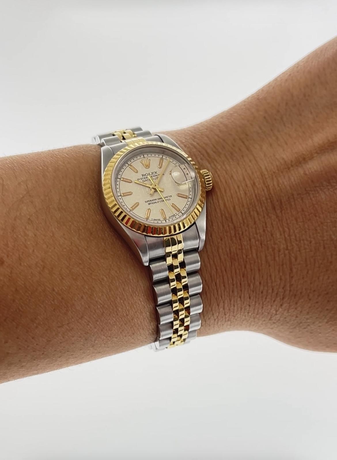 Rolex Datejust 1994 26MM Steel and 18KT Gold Ref. 69173 1994 Cream Dial