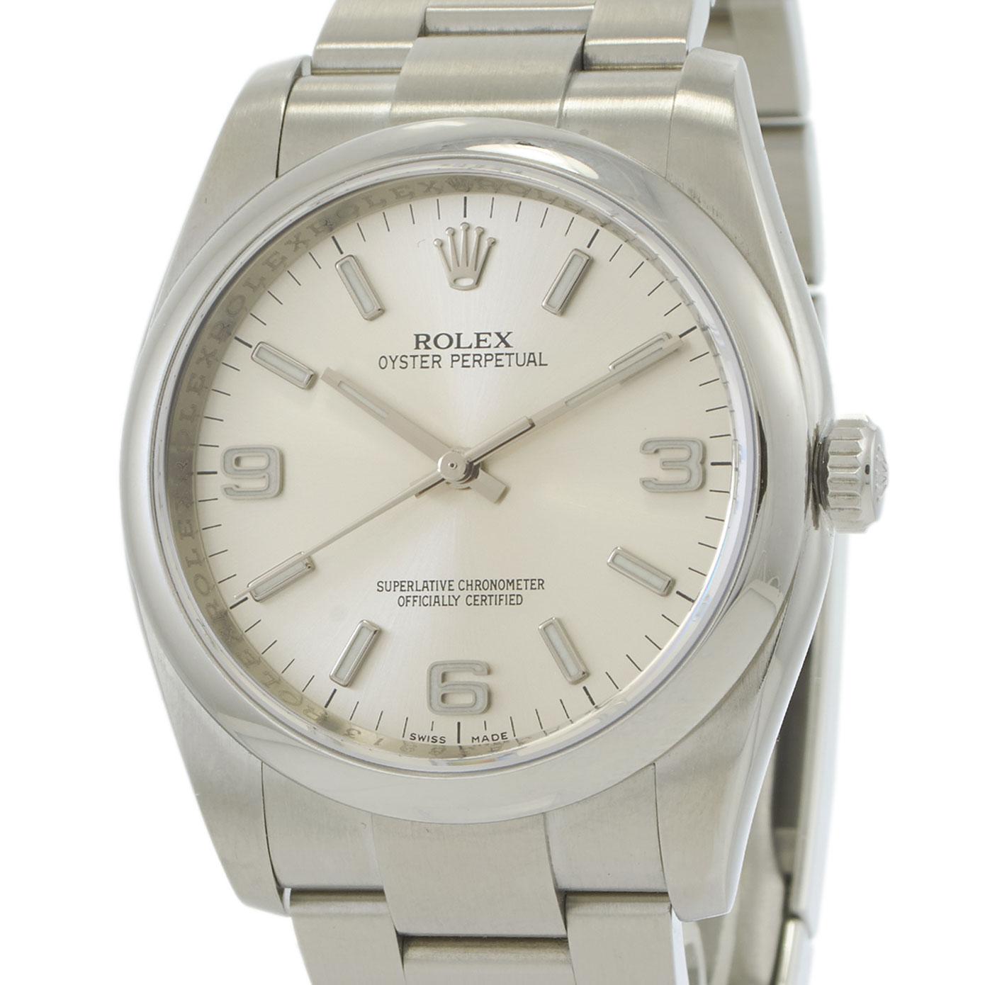 Rolex Oyster Perpetual 36 Ref. 116000 Steel Silver Stick Dial