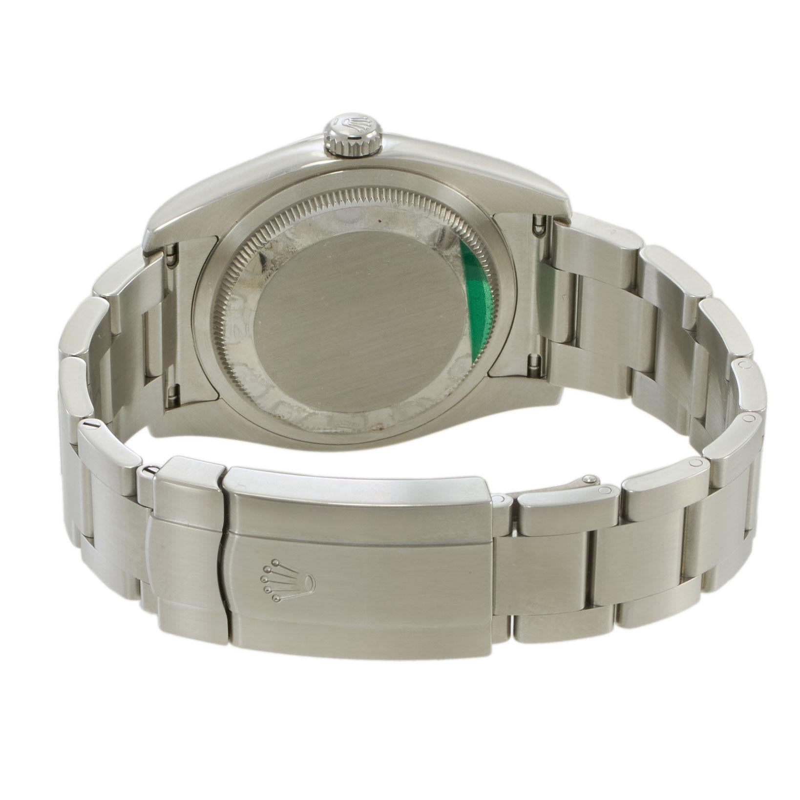 Rolex Oyster Perpetual 36 Ref. 116000 Steel Silver Stick Dial