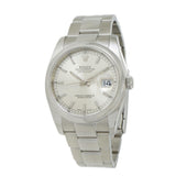 Rolex Datejust 36MM Stainless Steel Ref. 116200 Silver Dial