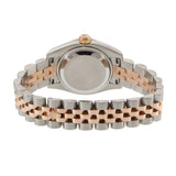 Rolex Lady Datejust 26MM Steel and Everose Gold Ref. 179171 Black Dial