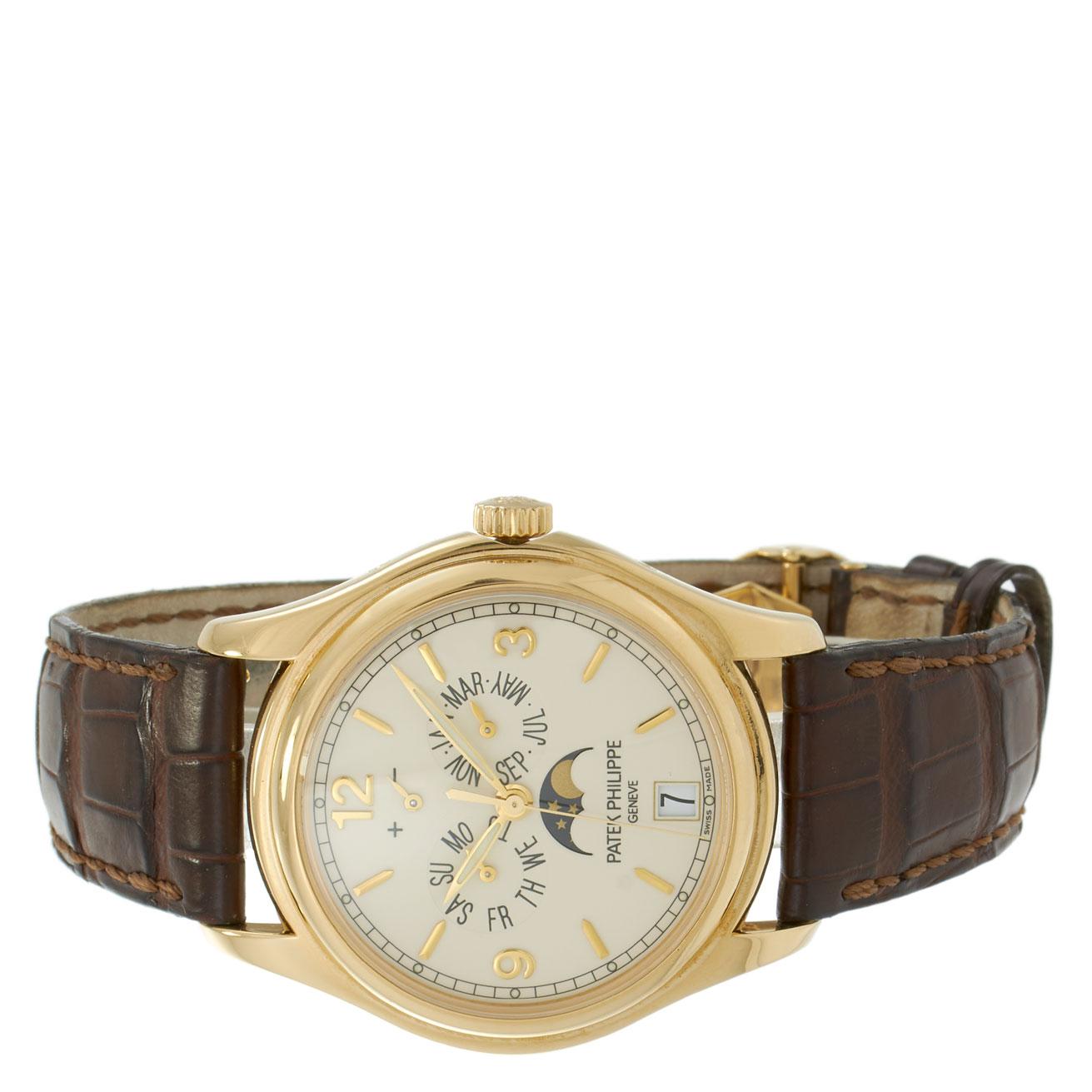 Patek Philippe Annual Calendar Ref. 5146J 18K Yellow Gold Ivory Dial Moonphase